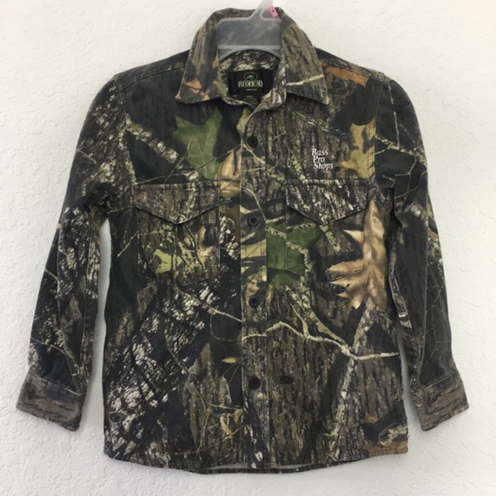 Boys Youth Bass Pro Shops Hunting Shirt size M